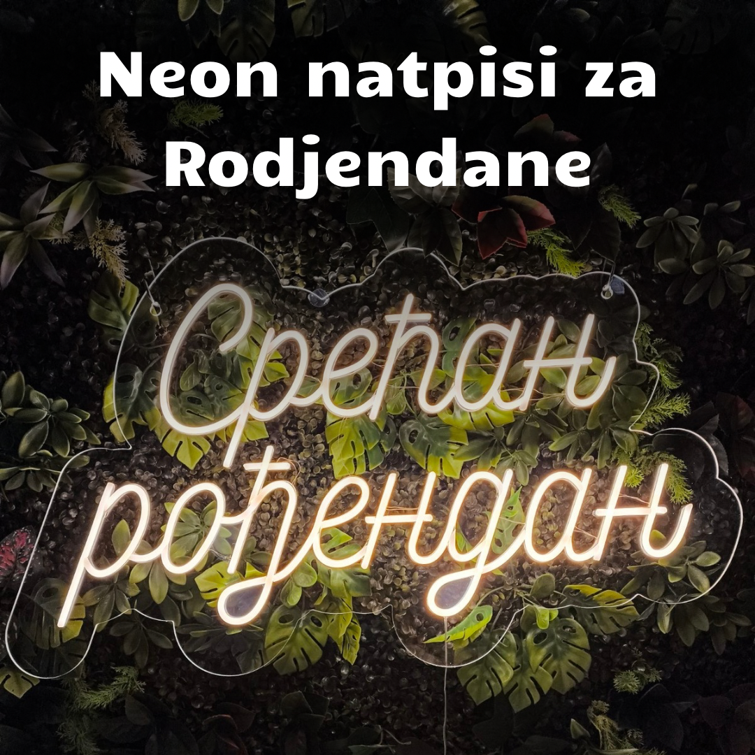 Neon natpisi za rodjendane