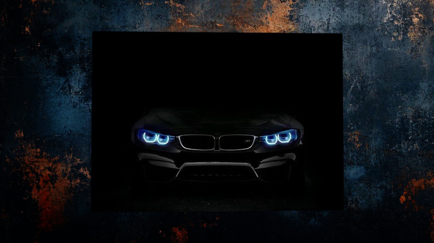 Neon Slika BMW